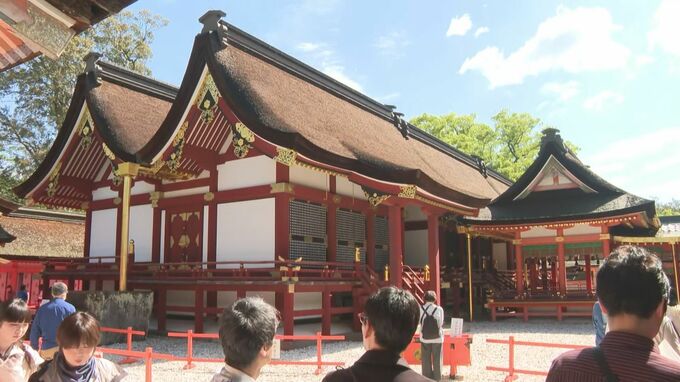 宇佐神宮「特別拝観」国宝の本殿を間近に　大分　|　大分のニュース｜OBS NEWS｜大分放送