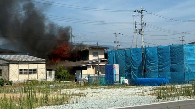 【速報】東根市羽入で住宅火災　家にカギでケガ人の有無は不明（山形）　|　山形のニュース│TUYテレビユー山形