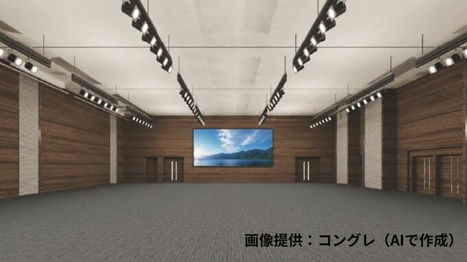 大型高精細LEDディスプレイを備えたカンファレンス施設「コングレスクエア岡山」来年3月開業に向け予約受付開始【岡山】|TBS NEWS DIG