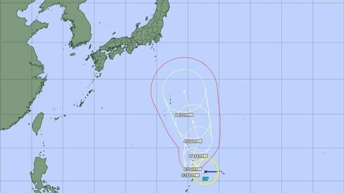【台風情報】最大瞬間風速60m/s予想　台風27号(チョーイワン) 日本への接近は？今後の進路予想、全国の天気を画像で　気象庁　|　山形のニュース│TUYテレビユー山形