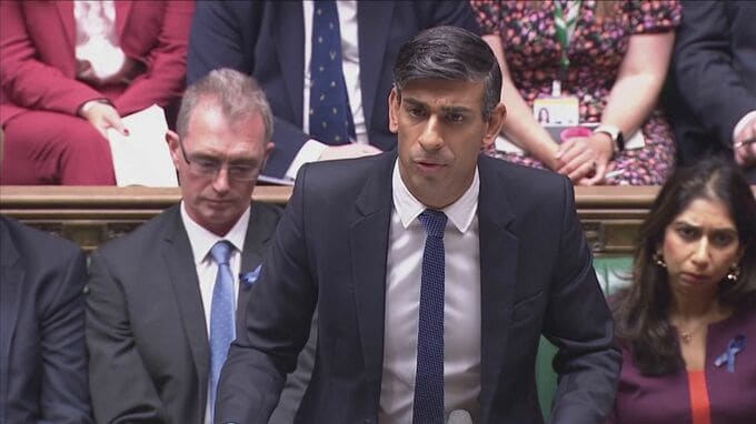 英スナク首相　19日にイスラエル訪問へ