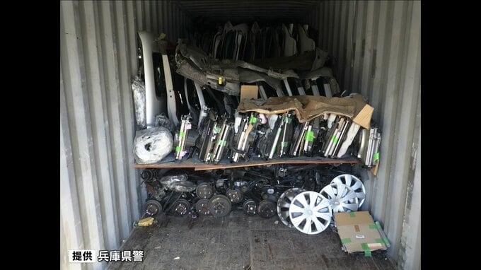 車やオートバイ３９台盗み解体→コンテナに積み輸出しようとしたか　スリランカ国籍の男を追送検　被害額は約２４１０万円「お金を手に入れるために盗んだ」|TBS NEWS DIG