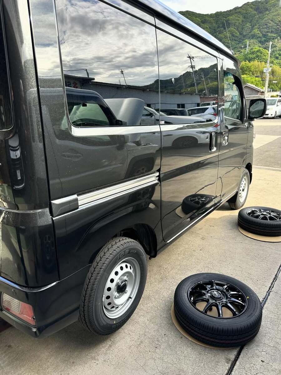 【専用】Hiro様 安田大サーカス・HIRO 】 愛車『ハイゼットカーゴ』の「ホイールを交換