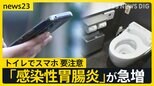 ノロウイルスなどの「感染性胃腸炎」この時期の患者数“過去10年で最多”感染予防でスマホ利用時に注意することは？【news23】|TBS NEWS DIG