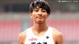 男子走幅跳 橋岡優輝「シーズン初戦、跳びきれたのが良かったかな」17年ぶりの大会新8m10で優勝【兵庫リレーカーニバル】|TBS NEWS DIG