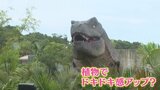 襲いかかる恐竜 「2メートル200ミリ」ドキドキ感演出にこだわった「ジャングリア沖縄」が開業！|TBS NEWS DIG