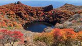 「くじゅう連山」 カエデやツツジが赤や黄色に変化 澄んだ青空と調和 目を奪われる絶景 大分 | 大分のニュース|OBS NEWS|大分放送