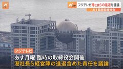 フジテレビ､27日に“オープン”な形で再会見　中居正広さん“女性トラブル”で　臨時の取締役会では港社長の進退を議論| TBS CROSS DIG with Bloomberg