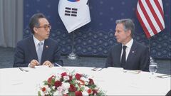 「持続的な挑発は日米韓の対北朝鮮協力を強めるだけ」 米韓外相が北朝鮮の弾道ミサイル発射を非難| TBS CROSS DIG with Bloomberg