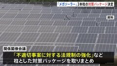 「メガソーラー」課題解決へ　政府が法規制強化など3本柱の対策パッケージ取りまとめ| TBS CROSS DIG with Bloomberg