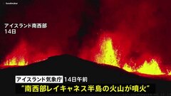 アイスランドで去年12月に続きまた噴火　住民避難も溶岩流で住宅に被害| TBS CROSS DIG with Bloomberg