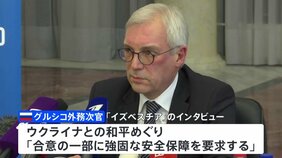 ロシア外務次官、和平合意にはウクライナのNATO加盟を認めないことが必要と主張|TBS NEWS DIG