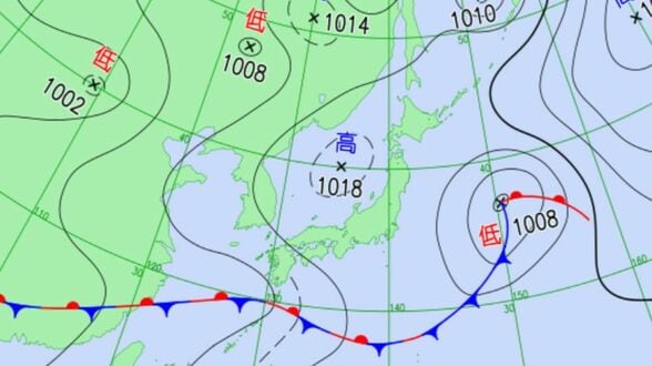 マイナス12℃以下の寒気…本州を通過、東北地方で非常に激しい雨、沖縄では土砂災害に厳重警戒　─前線と寒気の影響で大気不安定【雨と風のシミュレーション】　|　富山のニュース｜天気・防災｜チューリップテレビ