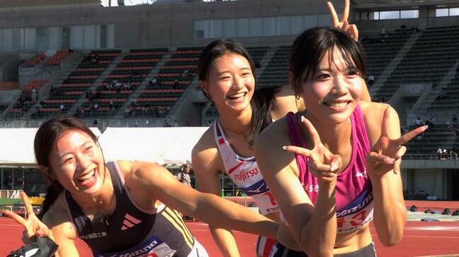 女子100mハードル 福部真子、病と戦い掴んだ日本代表　中島ひとみ&田中佑美の12秒台“最強トリオ”で東京世界陸上へ|TBS NEWS DIG