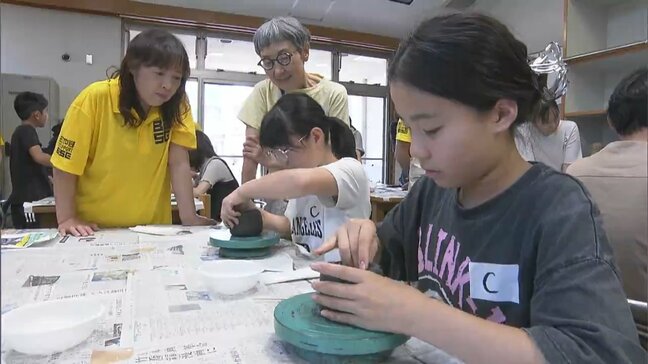 備前焼の器をつくろう！親子で陶芸体験|TBS NEWS DIG
