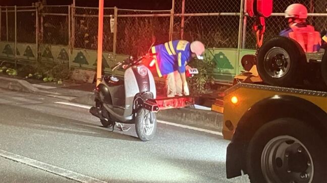 県道で原付バイクが事故　10代男性が重体の模様　山梨|TBS NEWS DIG