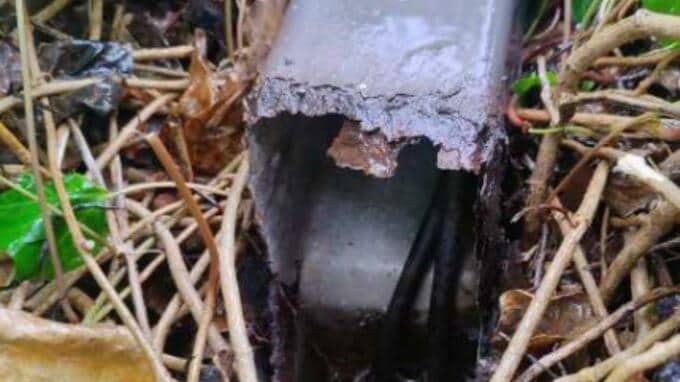 高さ３メートルの「照明灯」が根元から折れる、台風６号の強風の影響－福岡　|　福岡のニュース｜RKB NEWS｜RKB毎日放送