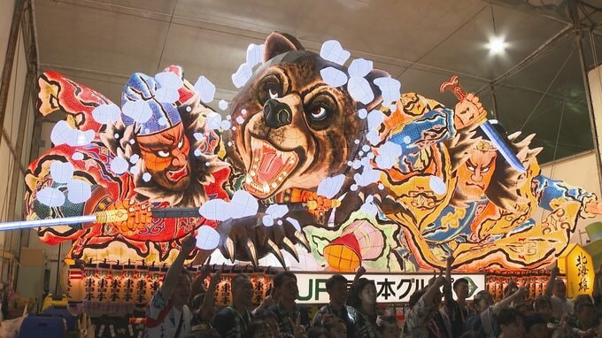 「JRねぶた実行プロジェクト」10年ぶりにねぶた大賞に輝く　大型ねぶたを手がけた第7代ねぶた名人 竹浪比呂央さんは2年連続11回目の最優秀制作者賞を受賞「素直にうれしい」　青森ねぶた祭の各賞発表|TBS NEWS DIG