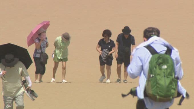 「３５度以上になるとお客様が少ないなと思います」　鳥取砂丘では暑くて客足鈍る日も　土産物店は悲鳴　|　BSSニュース | BSS山陰放送