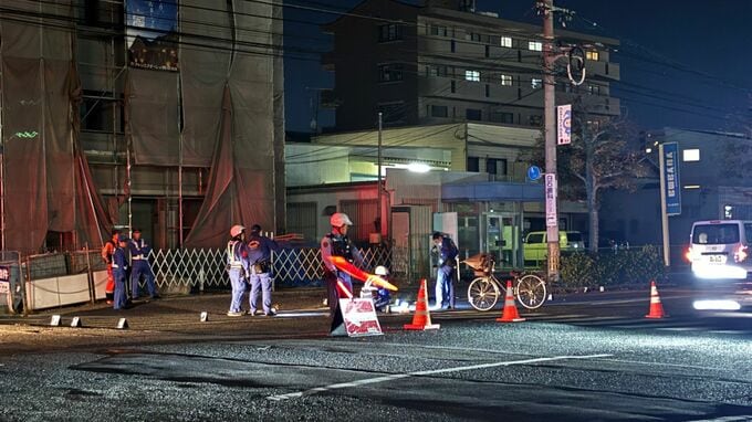 【速報】「車と自転車の交通事故です」自転車の高齢男性を救急搬送も重体の模様【岡山】|TBS NEWS DIG