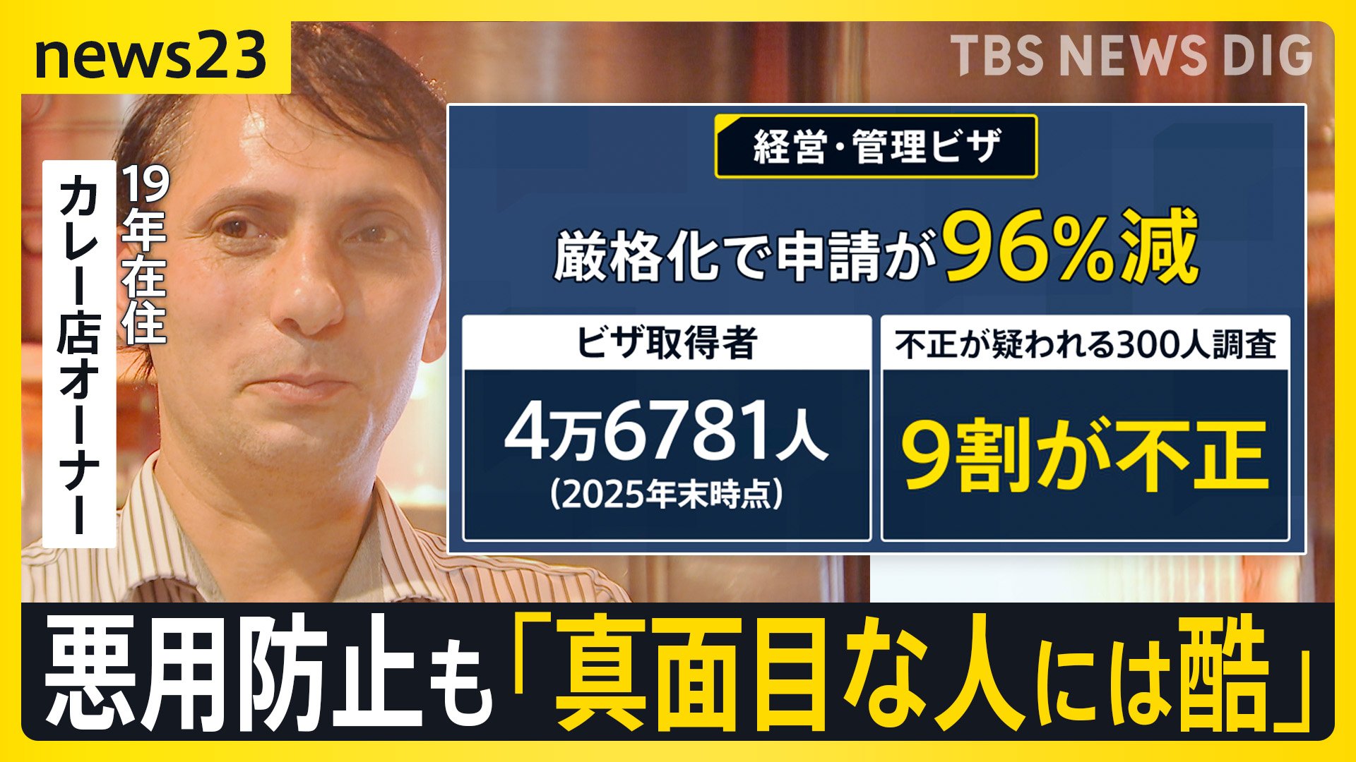 経営・管理ビザ厳格化】入管調査では“実態ない申請”相次ぐも… 資本金