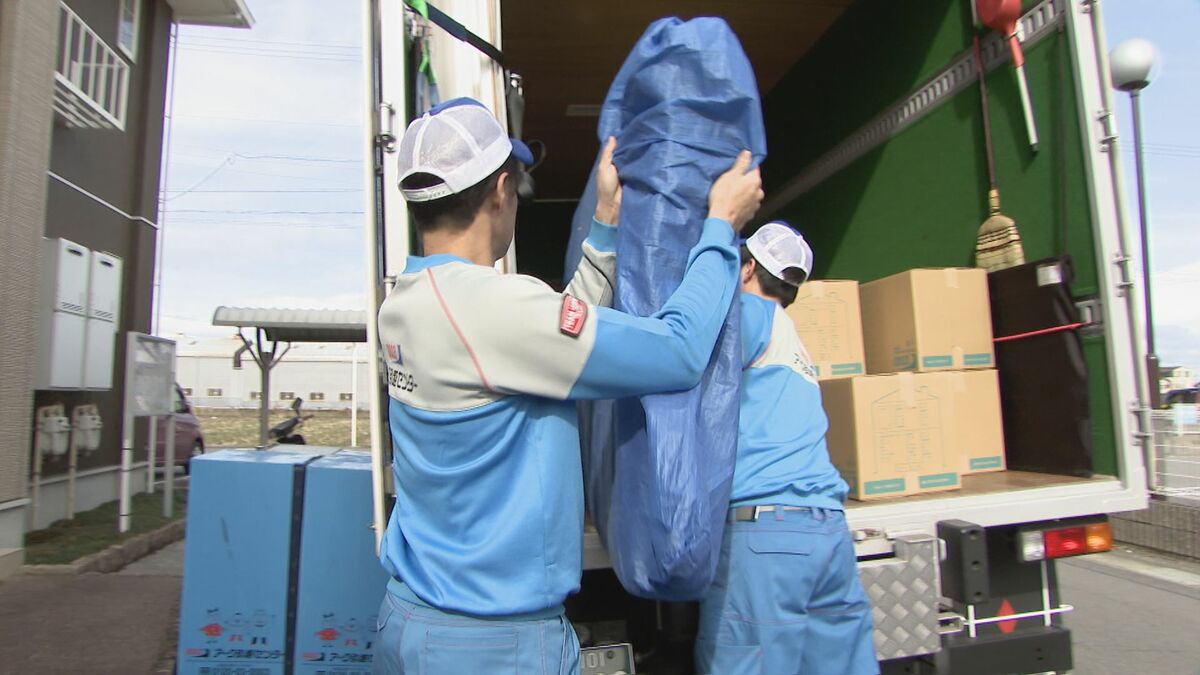 引越セール中様 引っ越し料金」も上昇 家族だと3年間で7万円ほど増加も…背景に燃料費と