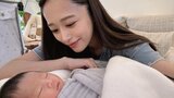 【近藤千尋】微笑みながら第3子の寝顔を見つめる写真をアップ 笑福亭鶴瓶さんからの素敵なプレゼントも|TBS NEWS DIG