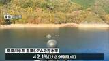高梁川水系のダムの貯水率が低下 倉敷市が節水呼びかけの懸垂幕を設置【岡山】|TBS NEWS DIG