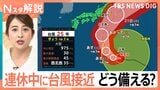 台風25号シルバーウィークに関東“接近”か 交通機関に影響は…旅への備えに旅行キャンセル保険も【Nスタ解説】|TBS NEWS DIG