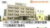 1月に150時間～200時間近く時間外勤務　千葉県松戸市の市立病院勤務の男性医師が過労自殺　遺族が市へ1億8900万円の損害賠償求める　　|　山形のニュース│TUYテレビユー山形