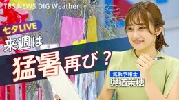 【LIVE】来週は猛暑再び? 七夕ライブ|TBS NEWS DIG