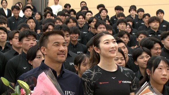 【池江璃花子×岡崎慎司】「自分がやっていることの意味と価値をしっかり見出して」けがや病気などの逆境の中で自分と向き合ってきたトップアスリートたち　学生たちに伝えたのは——【前編】　|　岡山・香川のニュース | 天気 | RSK山陽放送