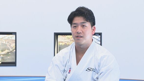 「勝って恩返ししたい」世界王者・西山走が空手男子形でアジア大会頂点誓う 自宅道場で猛練習、元日本代表の妻・家族の支えを胸に | 大分のニュース|OBS NEWS|大分放送