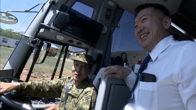 退職予定の自衛官を対象にした合同業種説明会 バスやトラックの運転体験会も 人手不足の運輸業界は期待【岡山】|TBS NEWS DIG