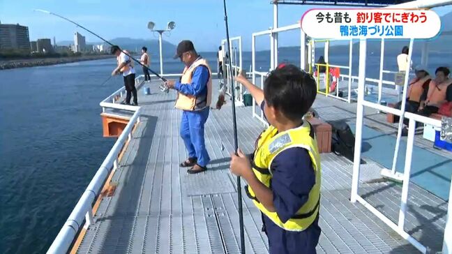 昭和から続く風景　人気釣りスポット「鴨池海づり公園」|TBS NEWS DIG