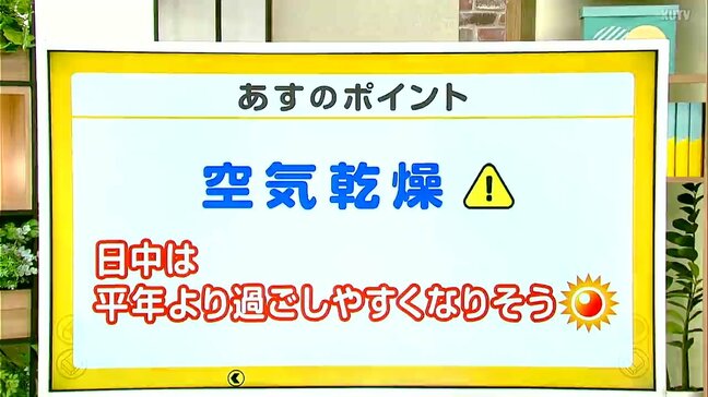 高知の天気 7日 空気の乾燥続く 寒暖差にも注意 山岸拓気象予報士が解説|TBS NEWS DIG