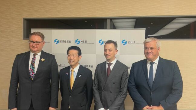 武藤経産大臣「日本の姿勢はこれからも全く変わりはしません」　ウクライナの副首相ら閣僚と会談　復興に向けた共同声明を公開|TBS NEWS DIG