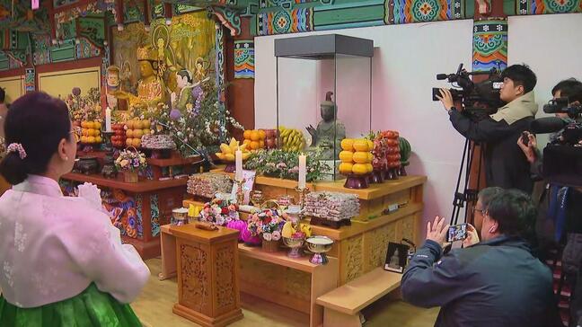 やっと…韓国の窃盗団に盗まれた仏像が帰って来た　12年半ぶりに長崎・対馬に帰還|TBS NEWS DIG