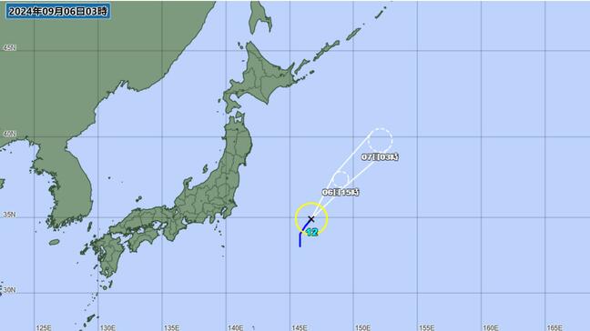 台風12号(リーピ)発生 現在地と予報 7日は熱帯低気圧へ|TBS NEWS DIG