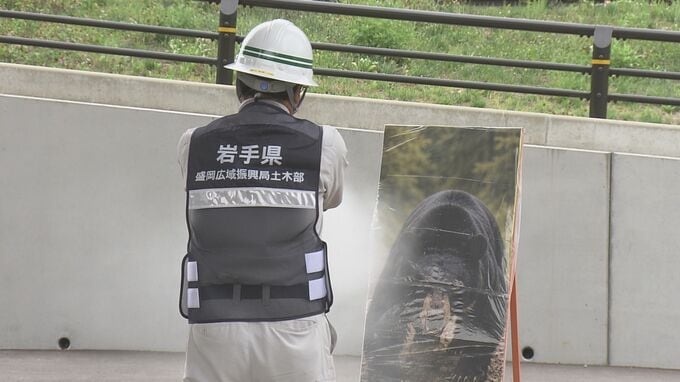 「（スプレーは）風向きを考えないと自分の方に来るので訓練が必要」クマ対策研修会　官民の建設業で共同初開催　岩手・葛巻町|TBS NEWS DIG
