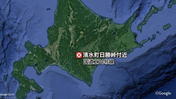1000㏄超級の大型バイクがガードレールに衝突　40代くらいの男性が意識不明　仲間６～７人で峠をツーリング中に左カーブを曲がり切れず　北海道清水町　|　北海道のニュース｜HBC北海道放送