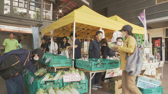 地震で被害を受けた生産者を応援 金沢で能登応援ミニマルシェ　|　石川県のニュース｜MRO北陸放送