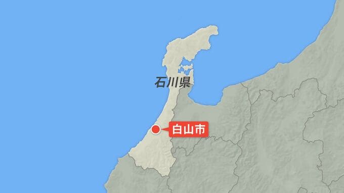クレーン車がのり面の下に転落 運転手とみられる男性1人が死亡 車外に投げ出されたか 石川・白山市　|　石川県のニュース｜MRO北陸放送