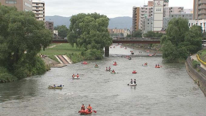 出場予定だった市長「苦渋の決断」　北上川ゴムボート川下り大会が本番2日前に中止を決定　大雨予報や河川増水で安全確保困難に　盛岡市|TBS NEWS DIG