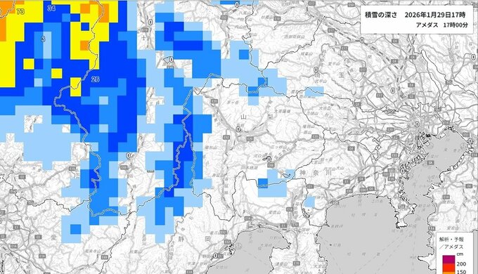 【大雪情報】関東地方　平野部でも積雪となる所がある見込み　大雪となる可能性も…降雪による交通障害や路面の凍結に留意【雪と雨のシミュレーション】　|　富山のニュース｜天気・防災｜チューリップテレビ