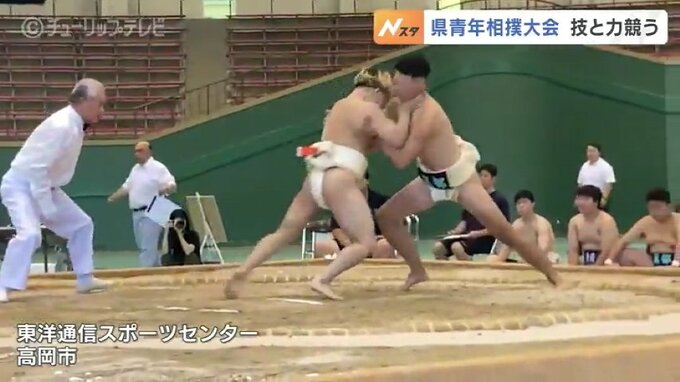 技と力のぶつかりあい　県青年相撲選手権大会　富山・高岡市|TBS NEWS DIG