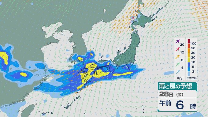 26日以降西日本は雨が続く 週末は東海や関東に雨雲が 最新の雨と風シミュレーション　|　石川県のニュース｜MRO北陸放送