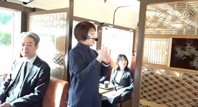 のと鉄道「震災語り部列車」4月6日からの定期運行を前に馳浩知事ら試乗|TBS NEWS DIG