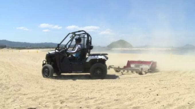 「裸足で歩けることを目指している」ホンダビーチクリーン活動 愛媛県松山市　|　愛媛のニュース - Nスタえひめ｜あいテレビは6チャンネル