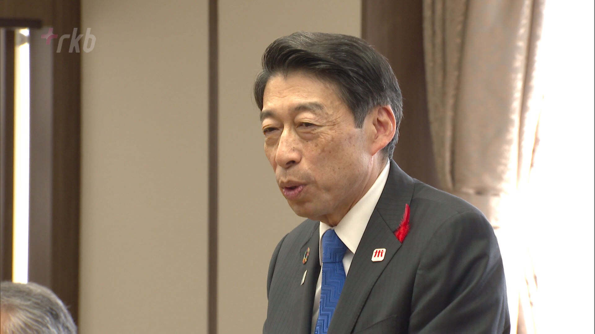 ライジングゼファーの選手と監督がB1昇格を目指す意気込みを知事に | TBS NEWS DIG